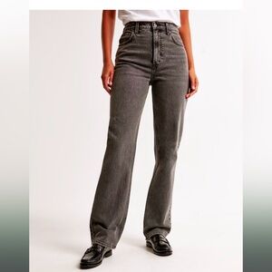 Abercrombie 90s straight ultra high rise jeans